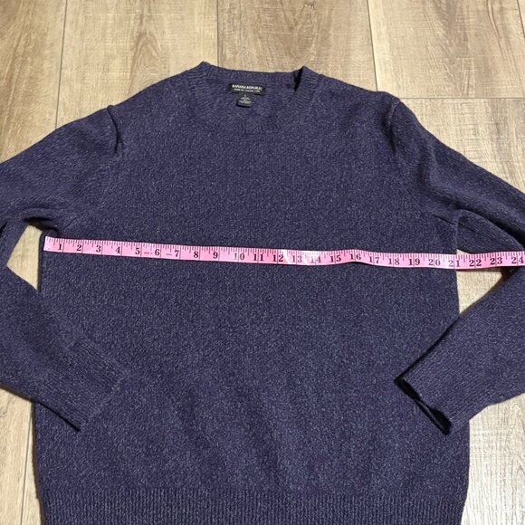 Banana Republic Crew Neck Wool Sweater Men's Large - Picture 7 of 9